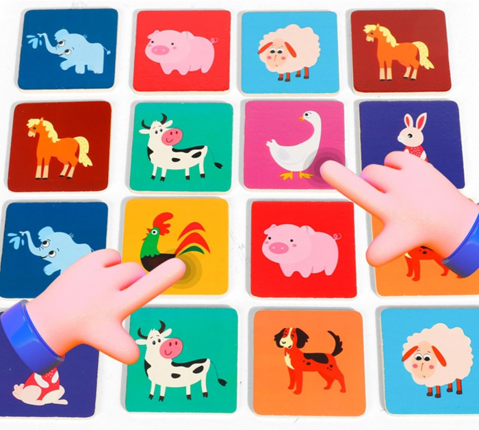 Joc Montessori din Lemn – Potrivire a Animalelor & Invatare Interactiva [4]