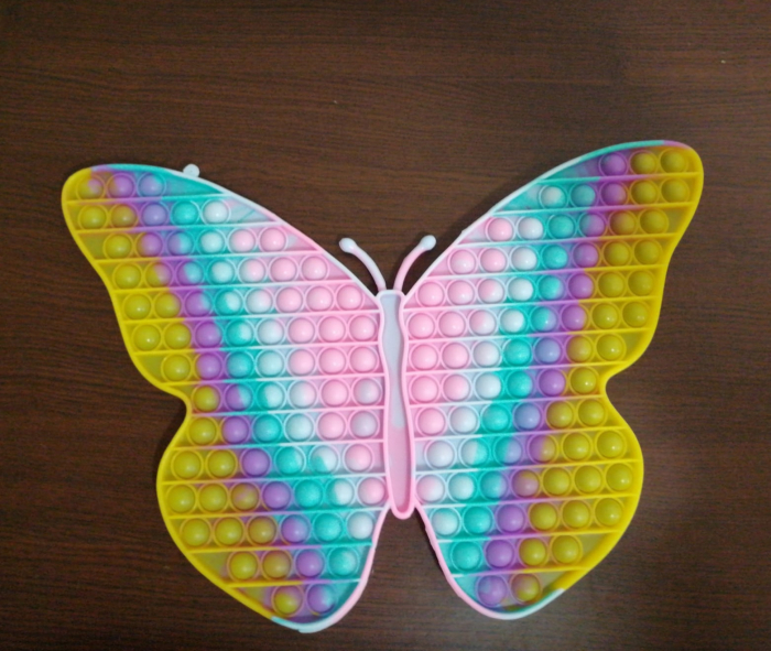 Joc Pop It antistres Jumbo din silicon Fluture Pinguin [3]