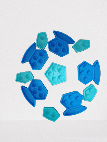Joc Pop It Fidget Bubble Puzzle Minge [2]