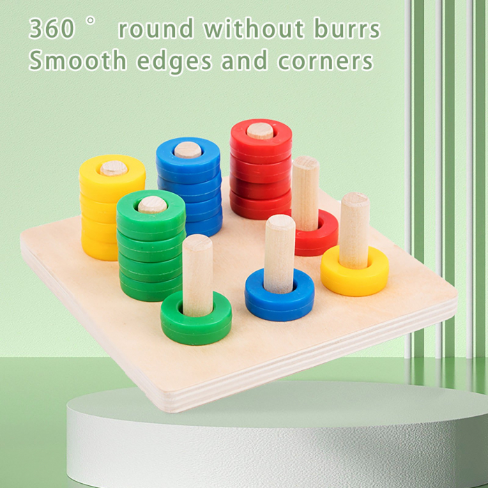 Joc potrivire Montessori Potirvire Culori Placa Puzzle Potrivire Forme [8]