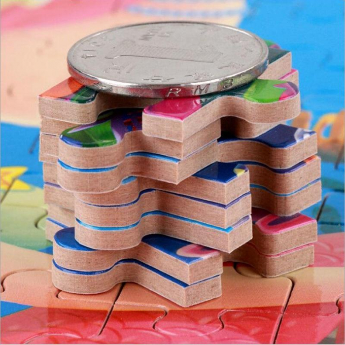 Joc Puzzle din lemn Dinozauri 4 in 1 cu cutie [5]