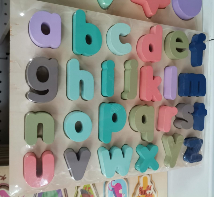 Joc puzzle Litere mici din lemn [2]