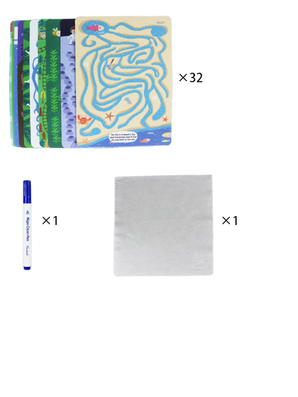 Joc Scrie si Sterge Labirint Pinwheel Wipable [4]