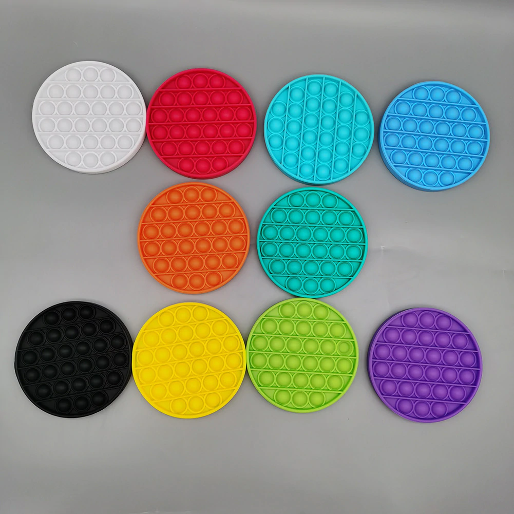 Joc senzorial antistres Pop It Jucarie Push Pop Bubble fidget cu bila [5]