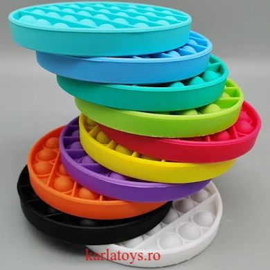 Joc senzorial antistres Pop It Jucarie Push Pop Bubble fidget cu bila [7]