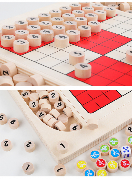 Joc din Lemn Sudoku 4 in 1 - Joc Sudoku Multifuctional din lemn [8]