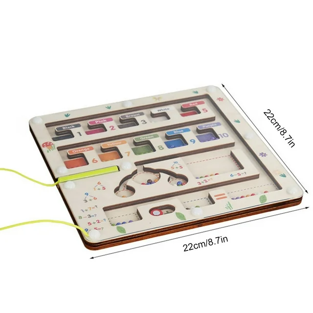 Joc Labirint Magnetic Sortare culori invatare operatii matematice [2]