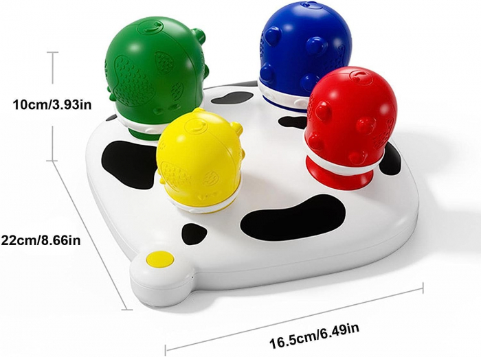 Jucarie bebe senzoriala potrivire si invatare culori Vacuta TopBright [6]