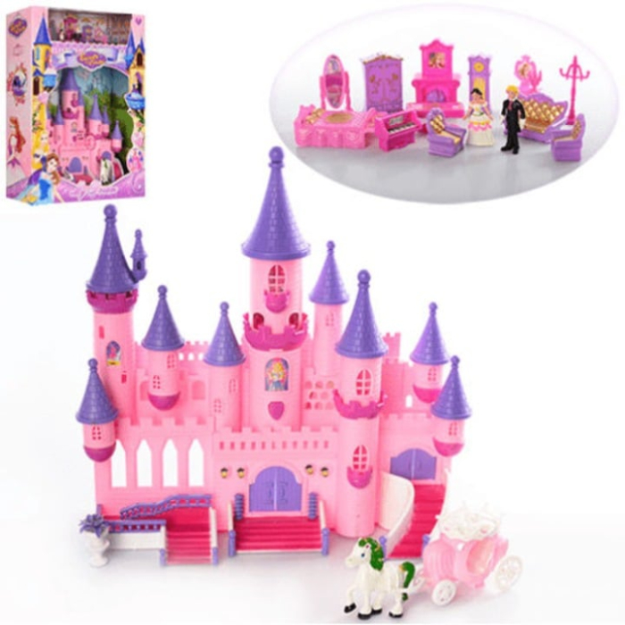 Castel de Jucarie cu Figurine si Mobilier – Lumini & Sunete – My Dream Beauty [1]