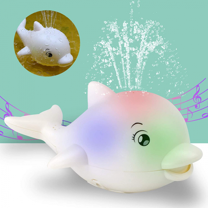 Jucarie de Baie Interactiva cu Lumina Led Balena [5]