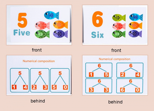 Joc Montessori din lemn Pescuit Magnetic invatare numere [7]
