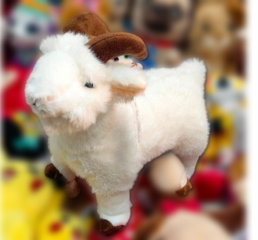 Jucarie de Plus Capra Alba - 30 cm [2]