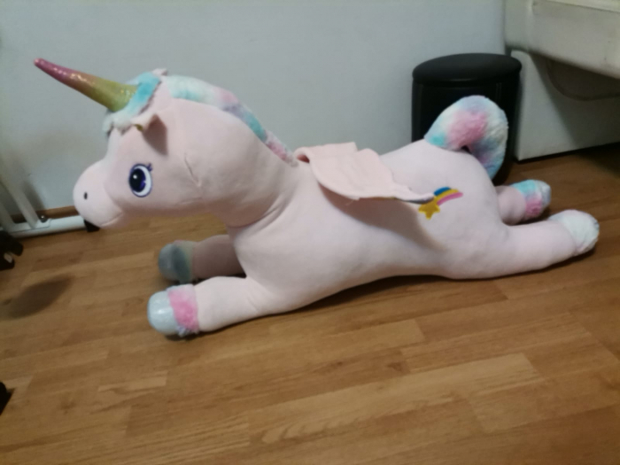 Jucarie de Plus copii Unicorn 100 cm [7]
