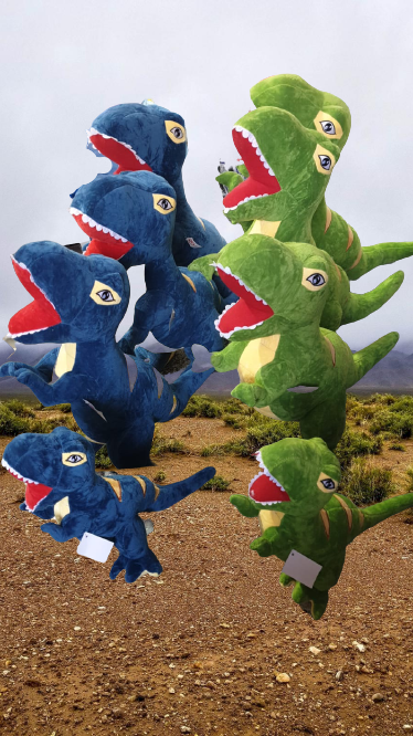 Jucarie de plus Dinozaur Mascota T-Rex [4]