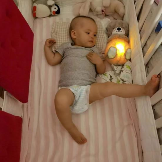 Jucarie de Plus Interactia Vidra Roz cu Lumina, Muzica si Miscare de Respiratie [4]