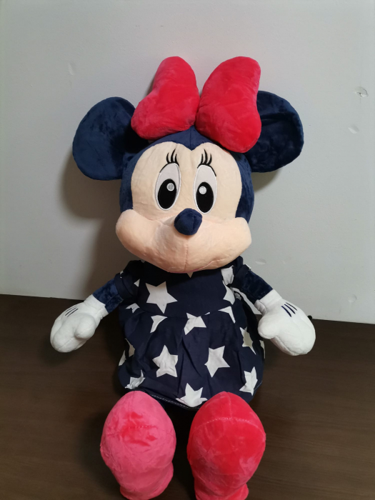 Jucarie de plus Mickey si Minnie Mouse Bleumarin 80 cm [2]