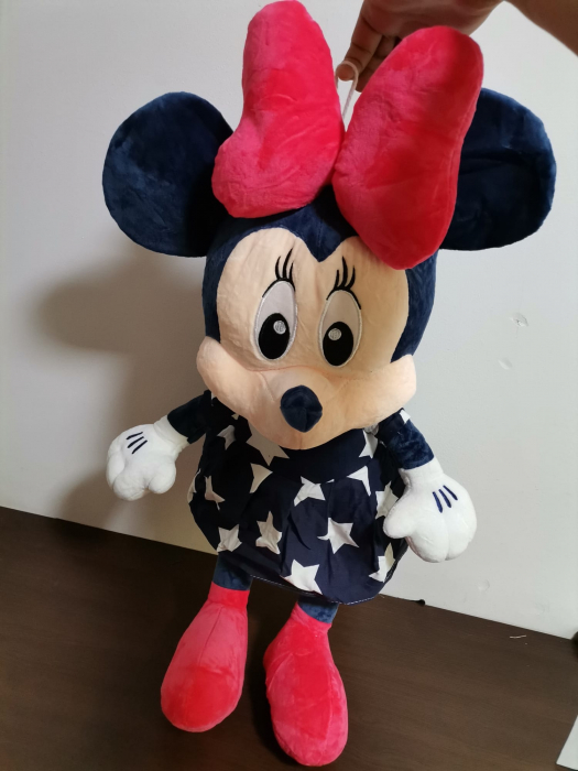Jucarie de plus Mickey si Minnie Mouse Bleumarin 80 cm [4]