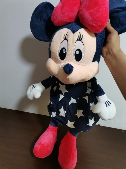 Jucarie de plus Mickey si Minnie Mouse Bleumarin 80 cm [3]