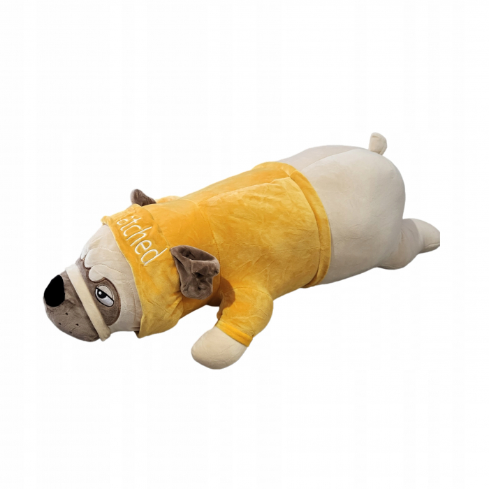 Jucarie de Plus Perna Lunag Caine Bulldog Galben 70cm [2]