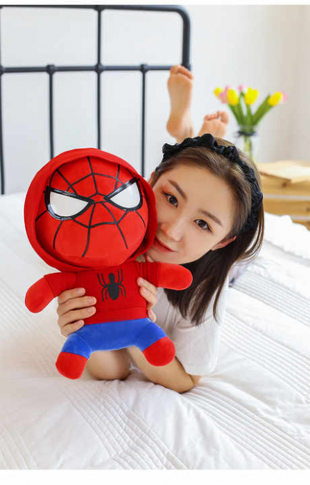 Jucarie de Plus Spiderman cu Hanorac – 22 cm [1]
