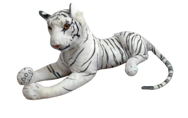 Jucarie de Plus Tigru Alb – 70 cm [2]