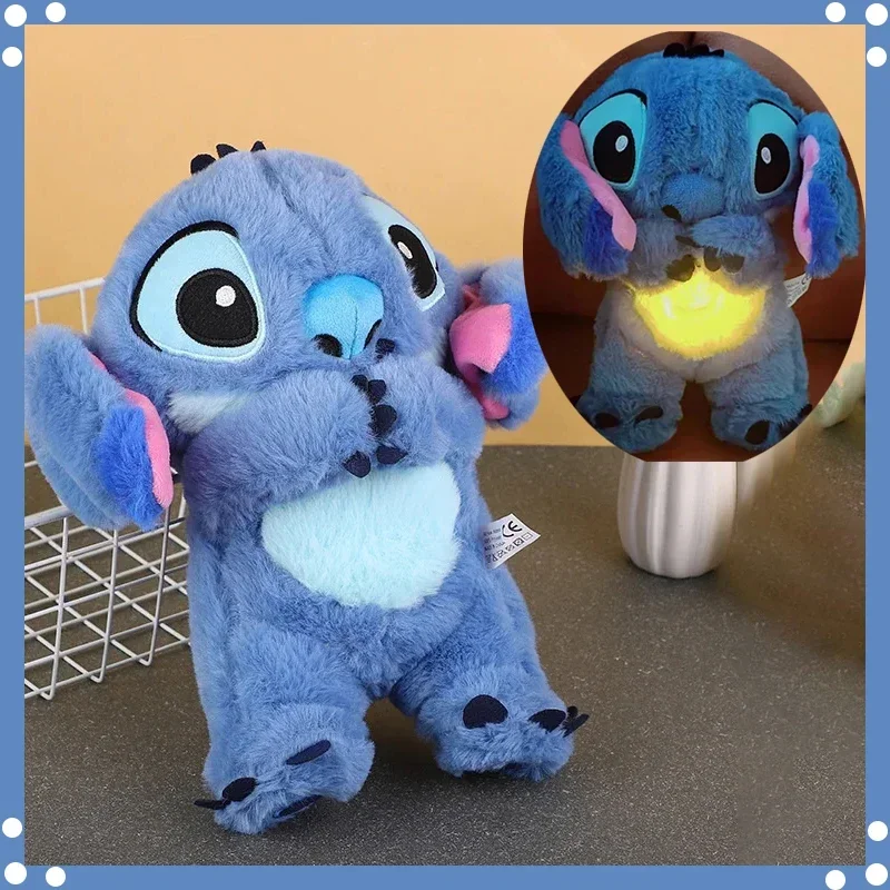 Set Jucarie de Plus Interactiva Stitch si Angel care Respira – 30 cm, cu Melodii Linistitoare [3]