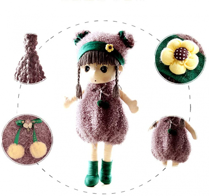 Papusa de Plus cu Rochita si coditeFairy Doll [3]