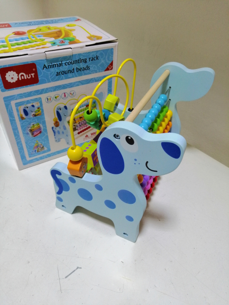 Jucarie educativa 3 in 1 Abac cu bile Elefantel - Catel [3]