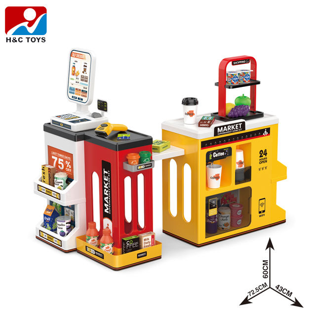 Supermarket de Jucarie – Set Interactiv cu  Accesorii, Scanner si Casa de Marcat [3]