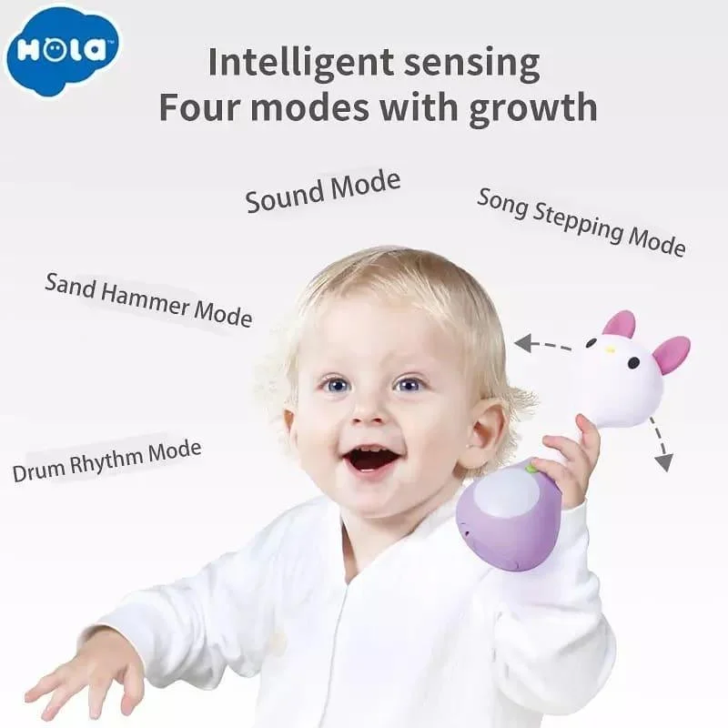 Jucarie interactiva cu Lumini Zornaitoare Animale Hola Toys [3]