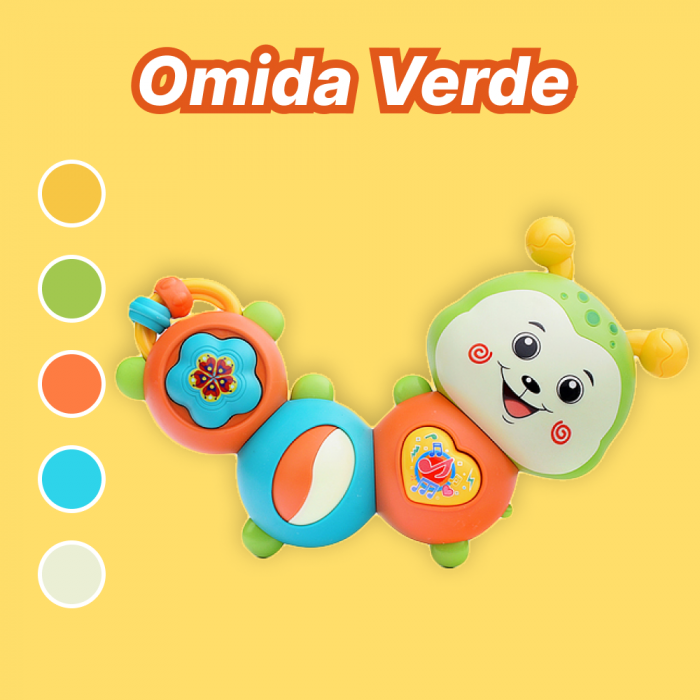 Jucarie Interactiva Omida Verde cu rotire 360 Grade Lumini si sunete [3]
