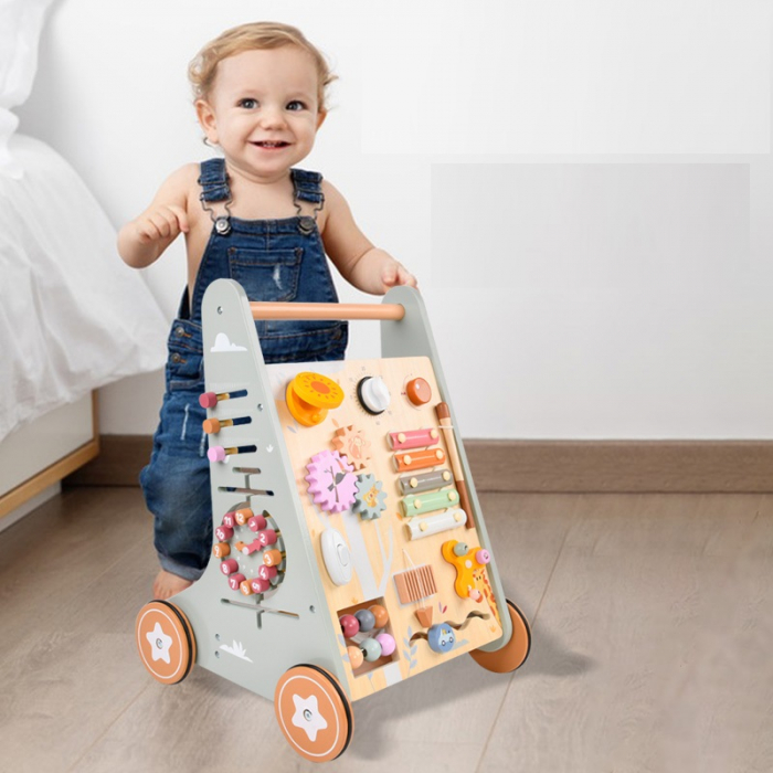 Jucarie Montessori Antepremergator din Lemn – Centru de Activitati pentru Copii [8]