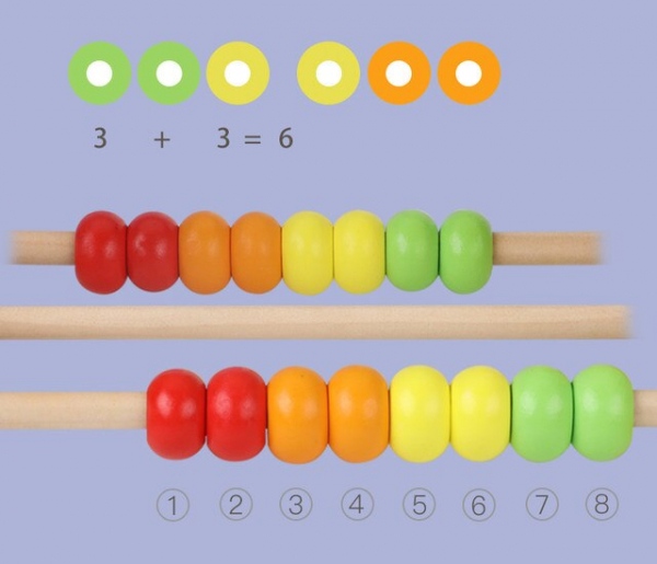 Jucarie Montessori labirint cu bile si abac [5]