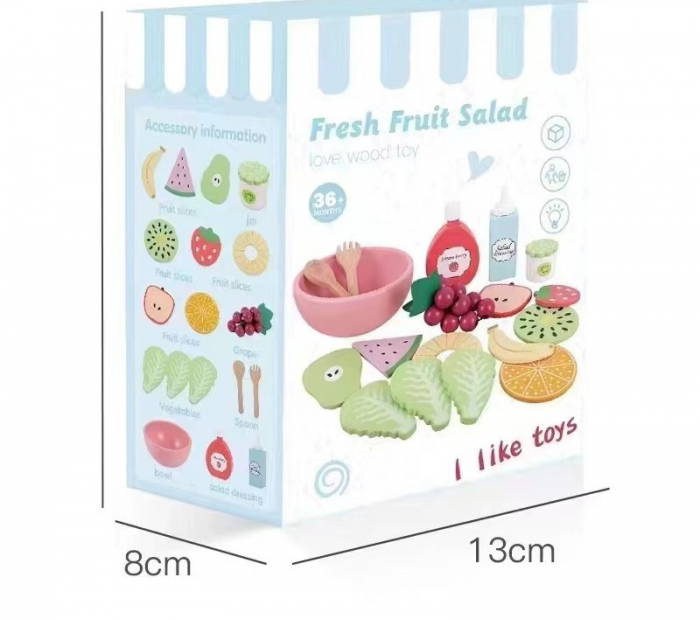 Jucarie Montessori tip Salată de legume și salată de fructe proaspete [5]