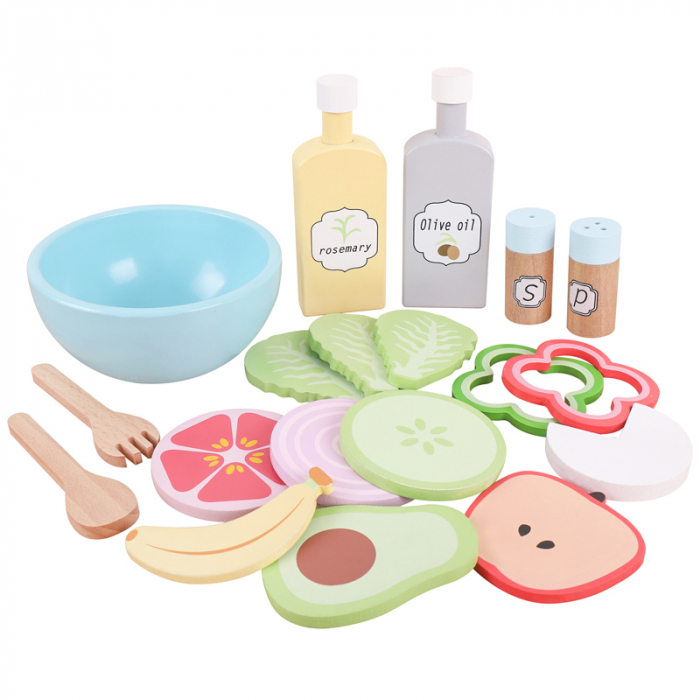 Jucarie Montessori tip Salată de legume și salată de fructe proaspete [3]
