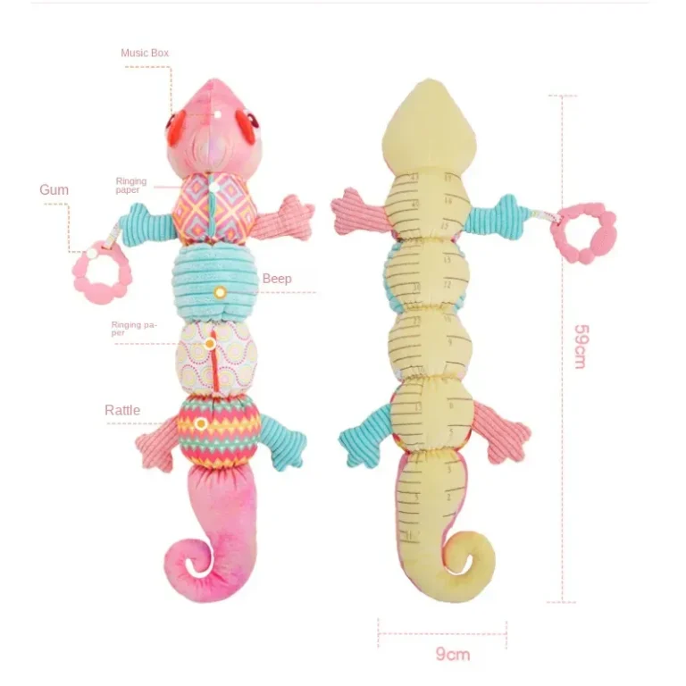Jucarie Muzicala Din Plus Cameleon pentru bebe [2]