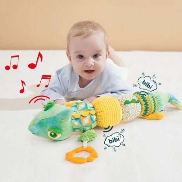 Jucarie Muzicala Din Plus Cameleon pentru bebe - verde [5]