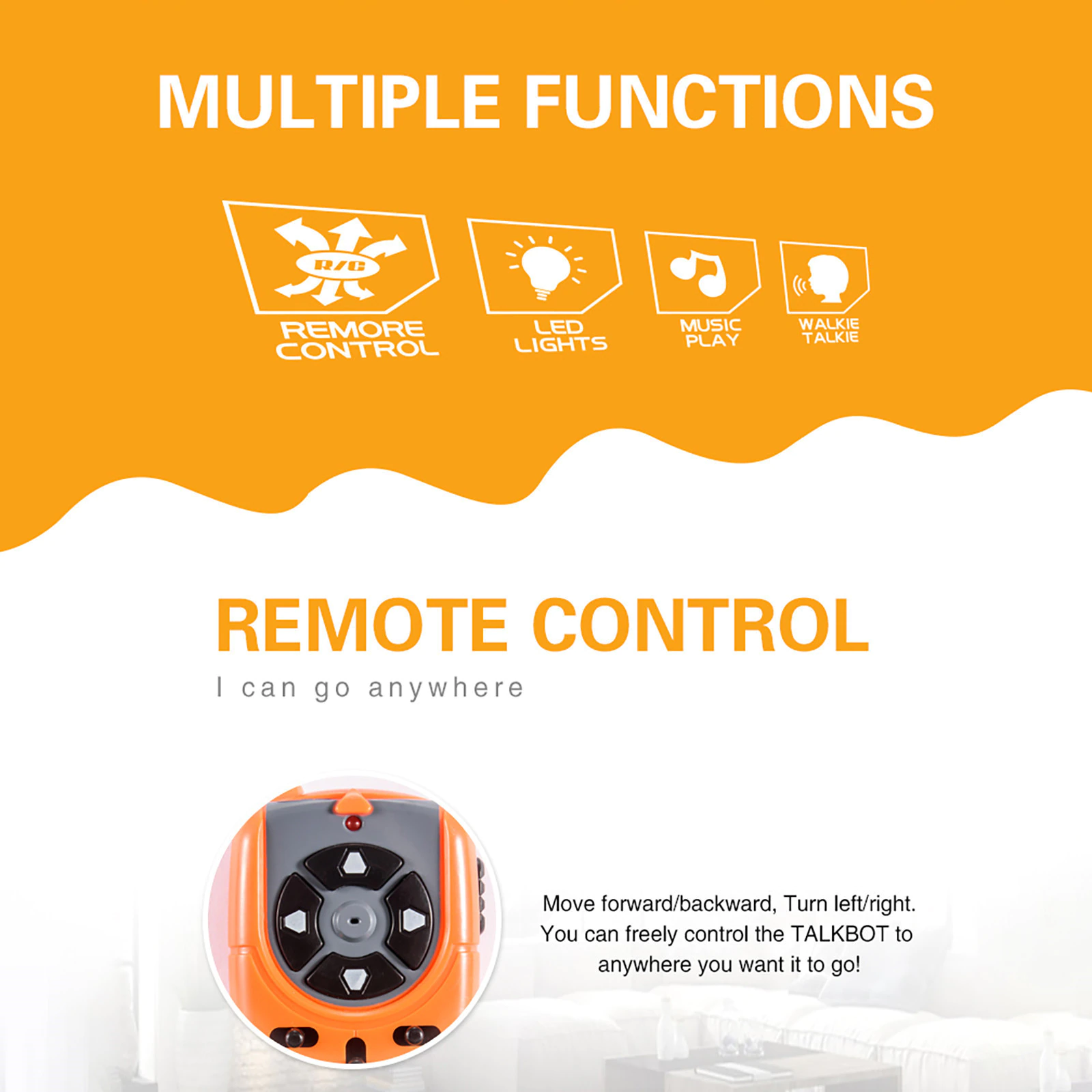 Jucarie Robot Inteligent cu Wireless si Walkie Talkie [3]