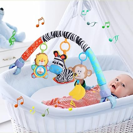 Jucarie Senzoriala Detasabila pentru Carucior sau Patua - Arc cu 3 Jucarii Interactive [3]