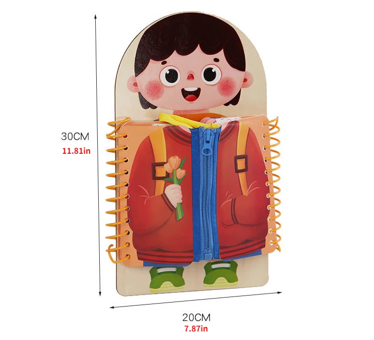 Jucarie Senzoriala Montessori Carte Busy Book [15]