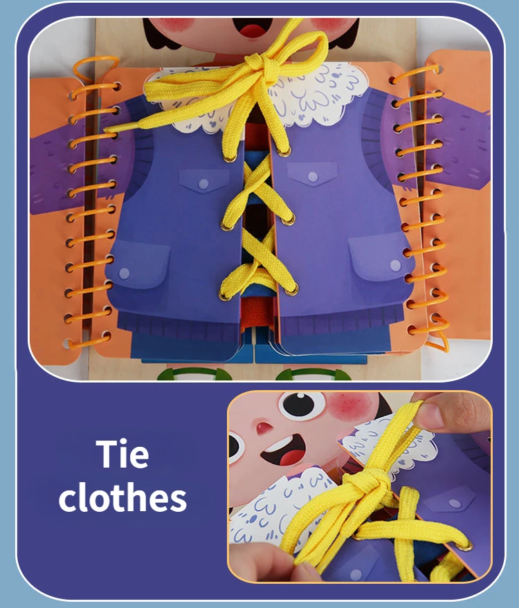 Jucarie Senzoriala Montessori Carte Busy Book [10]