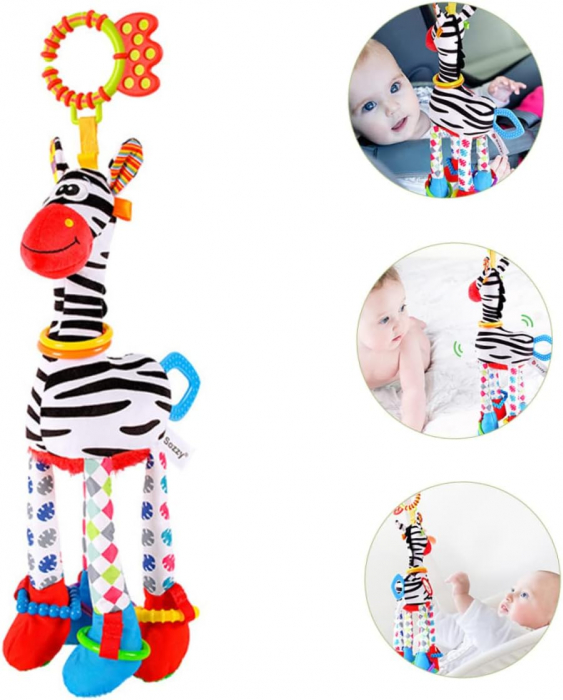 Jucarie Muzicala Zebra – Moale, Senzoriala & Calmatoare [1]