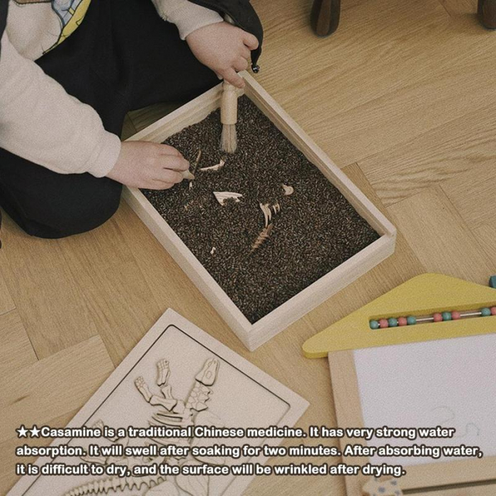 Jucărie tip Comoara Copii Dig Puzzle Diy 3D Dinozaur Fosilă Săpătură Arheologică [5]