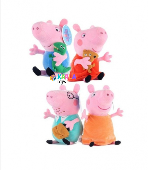 Jucarii de Plus Purcelusa Peppa Pig set 4 buc [5]