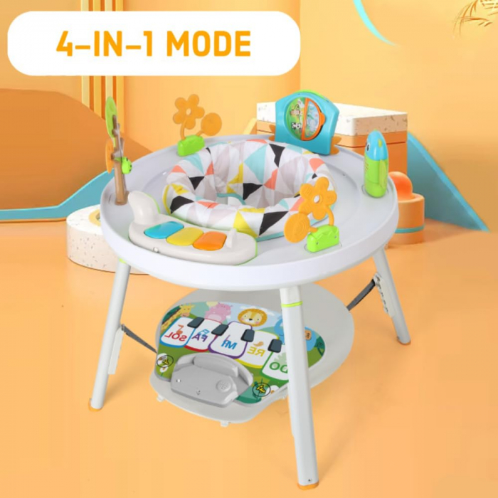 Jumper pentru Bebelusi cu Scaun Rotativ, Centru de Joaca  Interactiv  Muzica si Lumina [4]