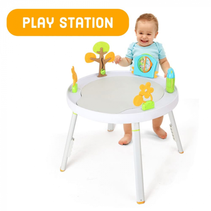 Jumper pentru Bebelusi cu Scaun Rotativ, Centru de Joaca  Interactiv  Muzica si Lumina [8]