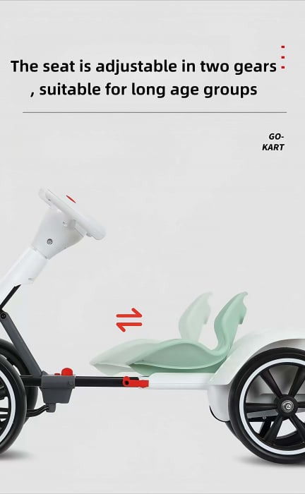 Kart Electric Pliabil 6V cu Functii si USB Rosu [7]