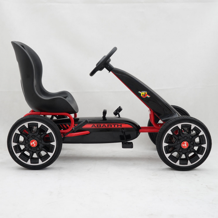 Kart cu Pedale Abarth pentru copii cu roti din Spuma EVA [2]