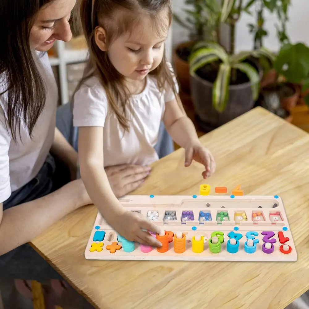 Tablă de matematică din lemn Montessori [3]