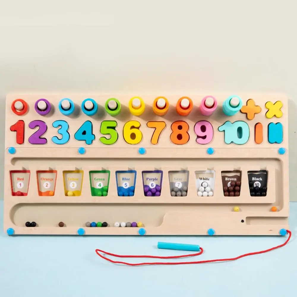 Tablă de matematică din lemn Montessori [2]